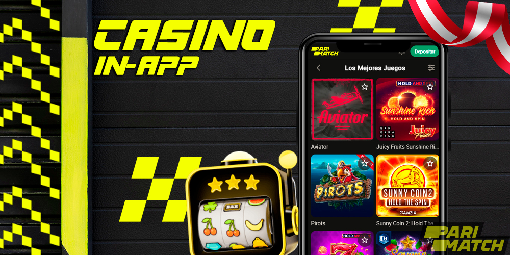 Casino en la aplicación móvil