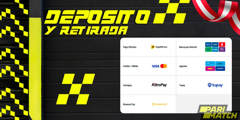 Depósito y retiro de fondos
