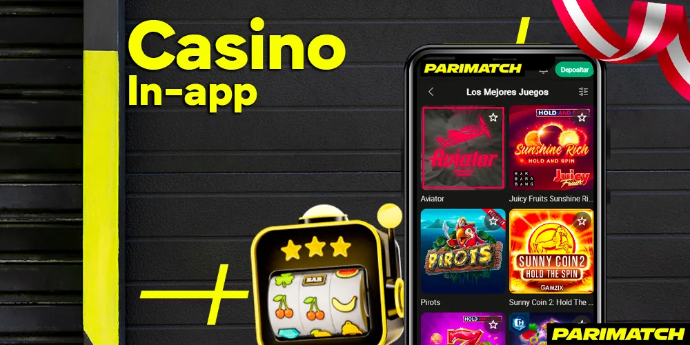 Casino en la aplicación móvil